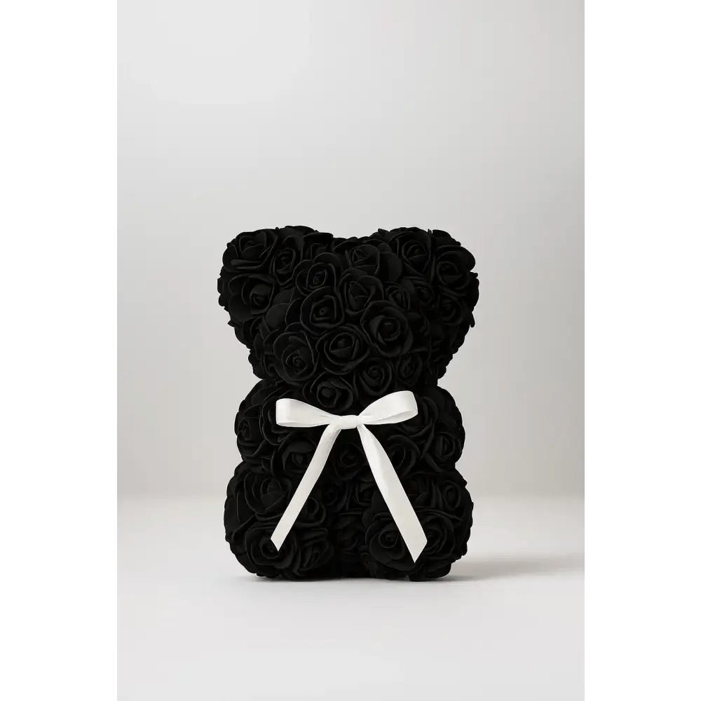 7.5 - Inch Rose Bear in Gift Box – Multiple Colors Available - Bloom Fleurs & Cadeaux