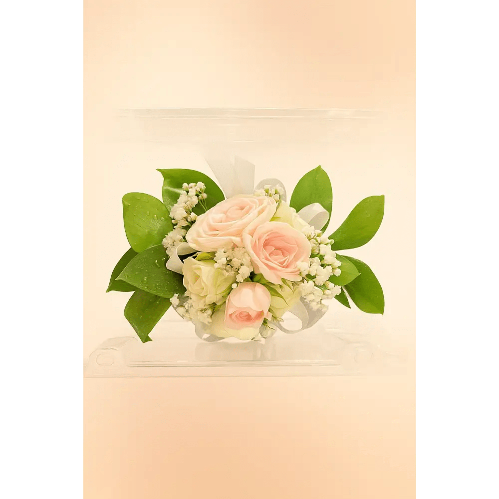 Blush Rose Corsage - Bloom Fleurs & Cadeaux