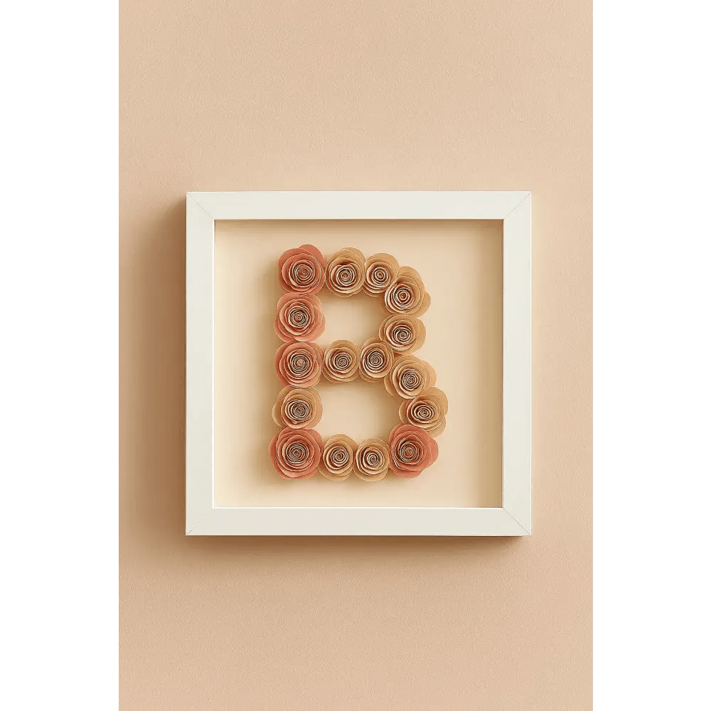 Custom Floral Letter – Your Choice (A to Z) - Bloom Fleurs & Cadeaux