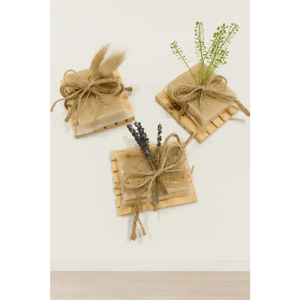 Handcrafted Goat Milk Soap – Lavender, Patchouli, & Lemon Basil (Made in PEI) - Bloom Fleurs & Cadeaux