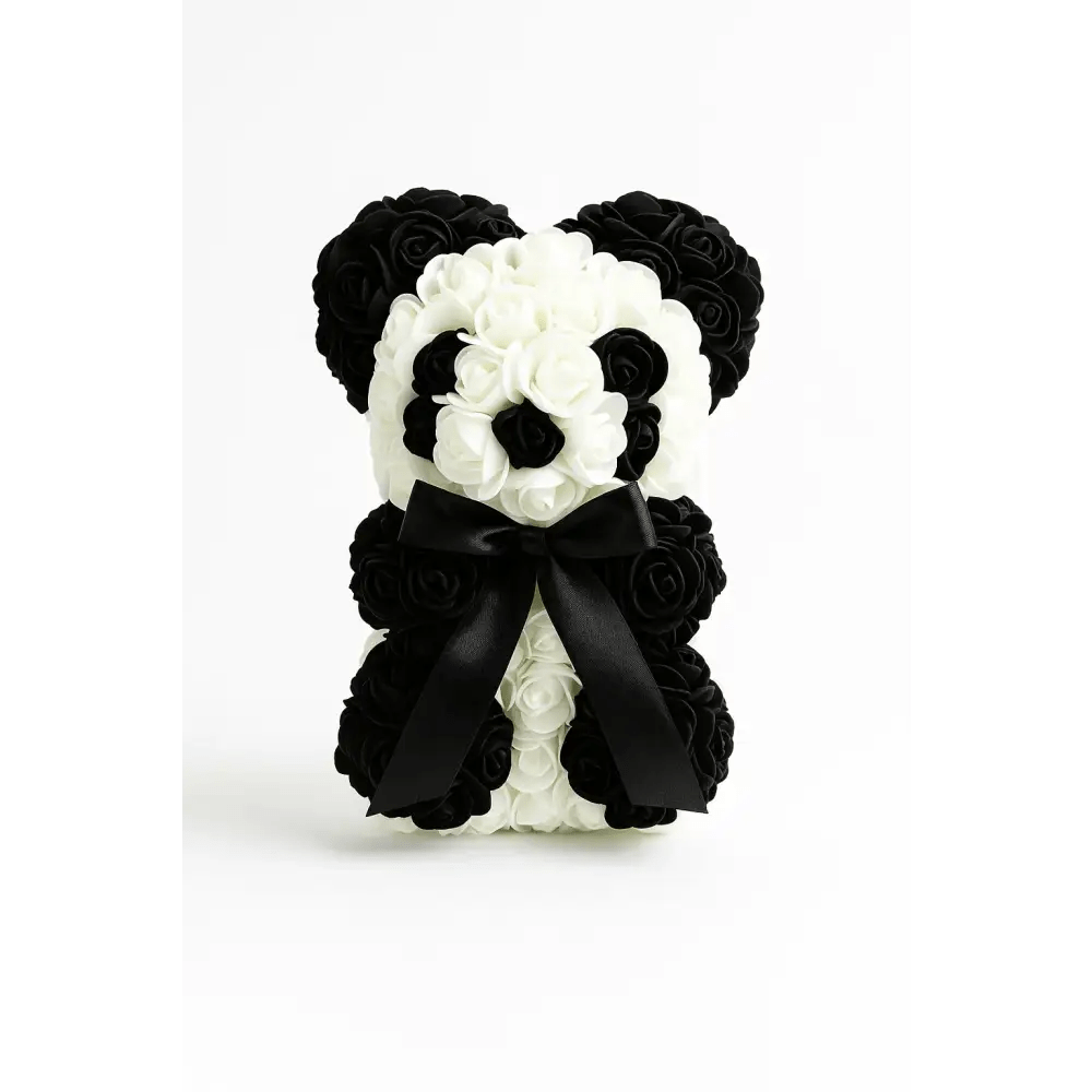 10 - Inch Rose Bear in Gift Box – Multiple Colors Available - Bloom Fleurs & Cadeaux