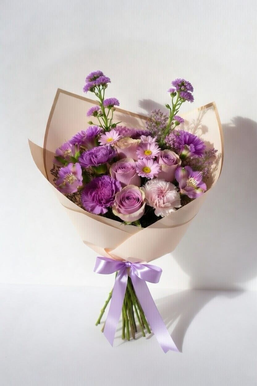 Bloom Mixed Wrapped Bouquet