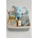 Baby Boy Gift Basket Elephant Edition - Bloom Fleurs & Cadeaux