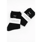 Black Ankle Socks with Silver Bow - Bloom Fleurs & Cadeaux