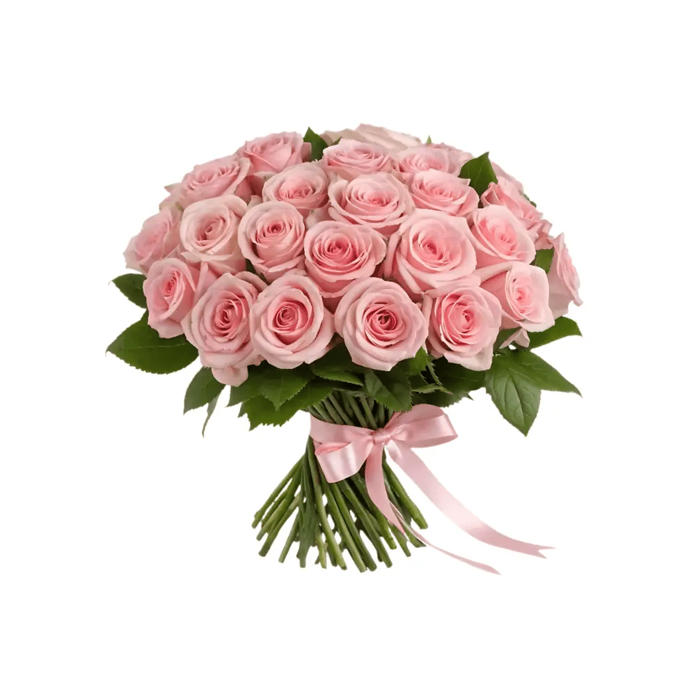 Blushing Pink Roses - Bloom Fleurs & Cadeaux