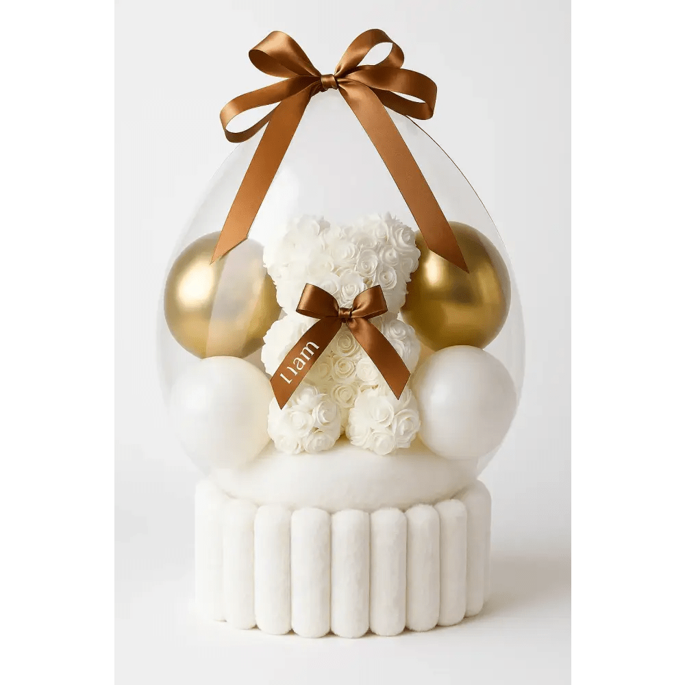 Custom Balloon Gift Basket – Made Just for You - Bloom Fleurs & Cadeaux