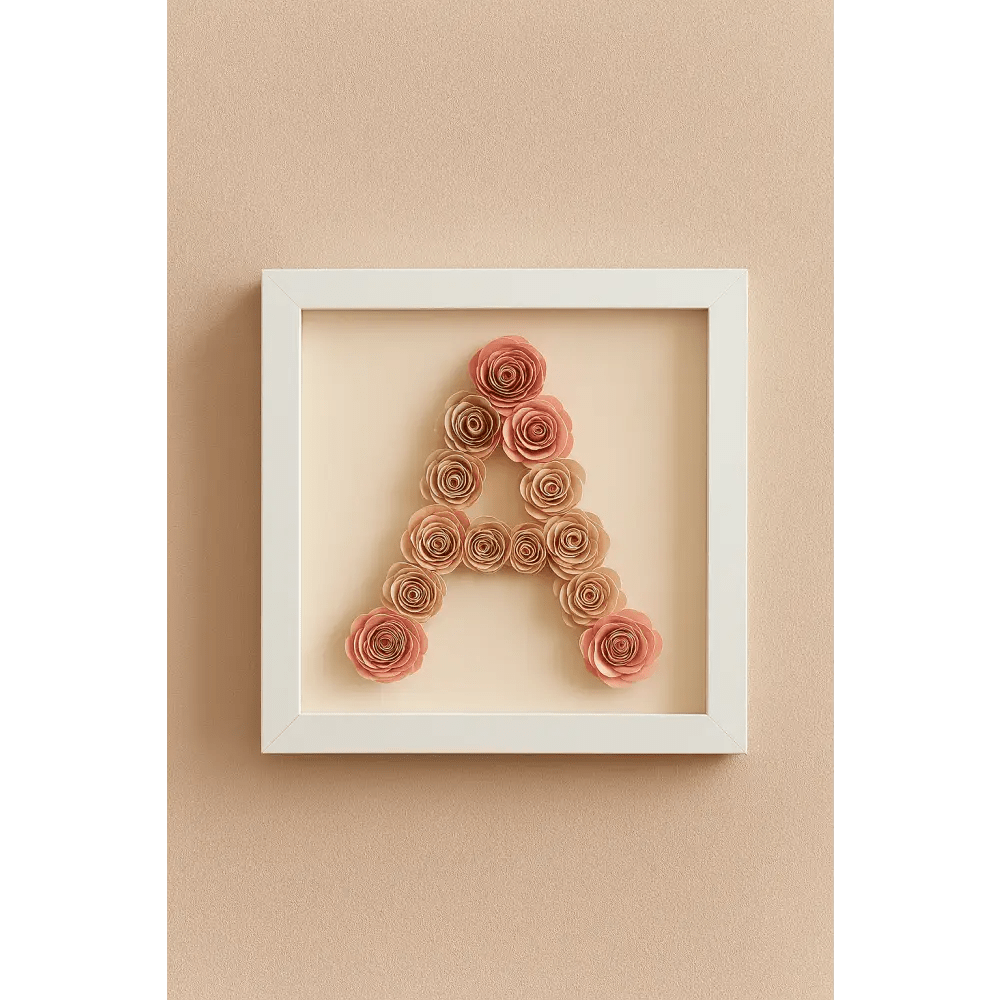 Custom Floral Letter – Your Choice (A to Z) - Bloom Fleurs & Cadeaux
