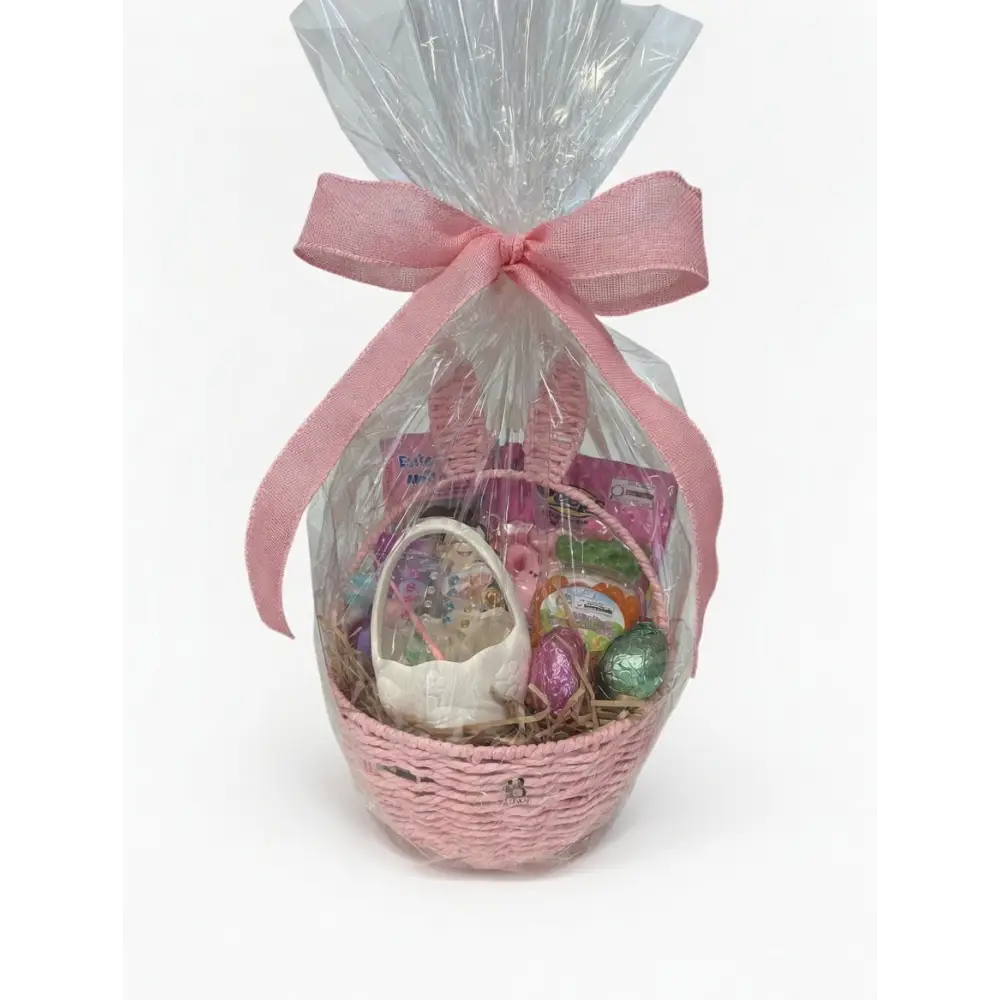 Easter Basket Bunny Pink