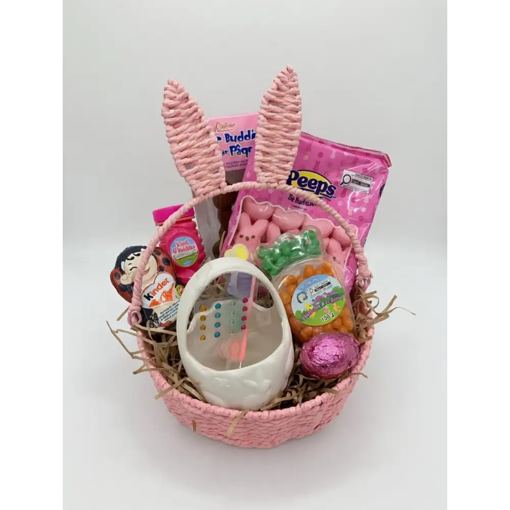 Easter Basket Bunny Pink