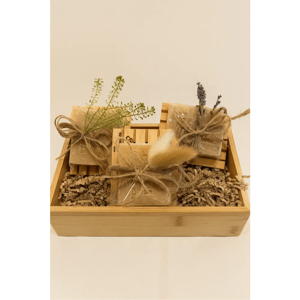 Handcrafted Goat Milk Soap – Lavender, Patchouli, & Lemon Basil (Made in PEI) - Bloom Fleurs & Cadeaux
