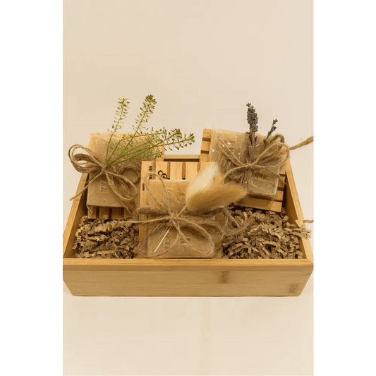Handcrafted Goat Milk Soap – Lavender, Patchouli, & Lemon Basil (Made in PEI) - Bloom Fleurs & Cadeaux
