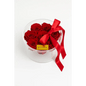 Red Preserved Rose Round Box – 8 Roses - Bloom Fleurs & Cadeaux