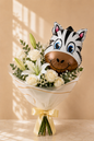 Bouquet coup de cœur du fleuriste avec ballon