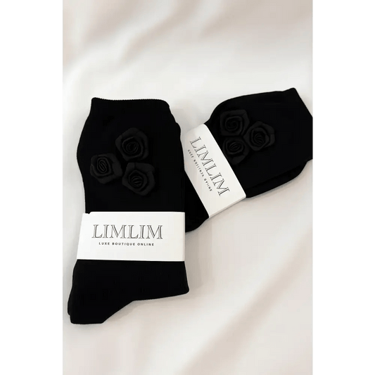 Rosette Accent Socks - Bloom Fleurs & Cadeaux