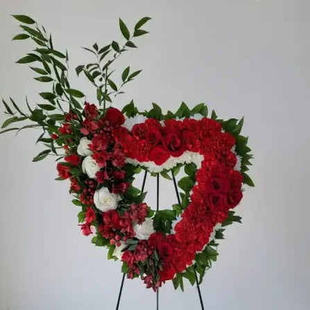 Ruby Red Open Heart #15
