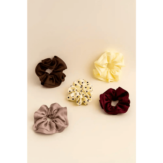 Satin Luxe Scrunchies - Bloom Fleurs & Cadeaux