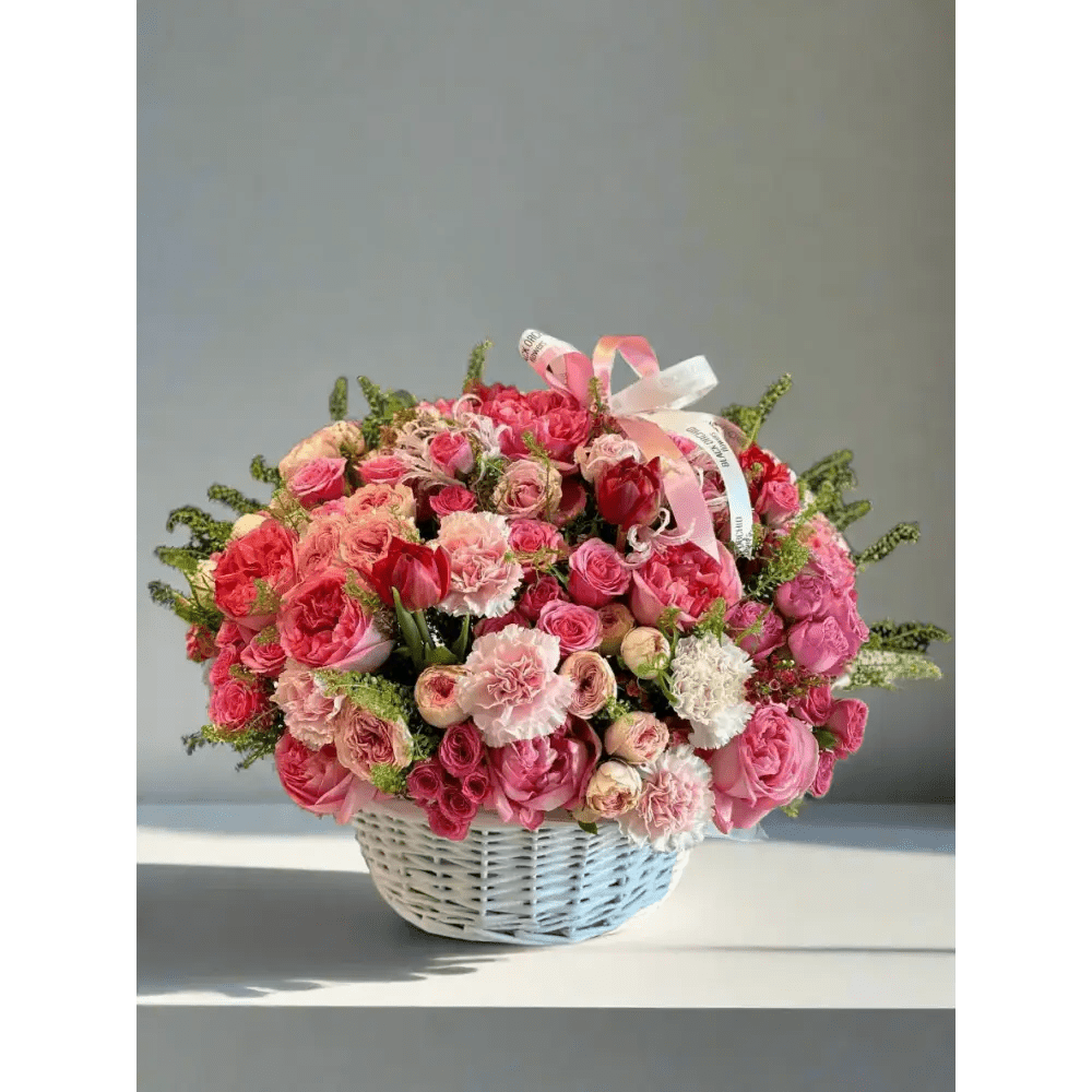 Signature Custom Vase Arrangement – colorful Edition - Bloom Fleurs & Cadeaux