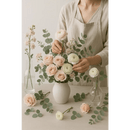 Signature Custom Vase Arrangement – Pastel Edition - Bloom Fleurs & Cadeaux
