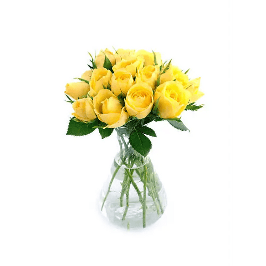 Sunshine Yellow Roses - Bloom Fleurs & Cadeaux