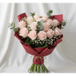 Valentine’s Day Pink Rose Bouquet - 6 pink roses