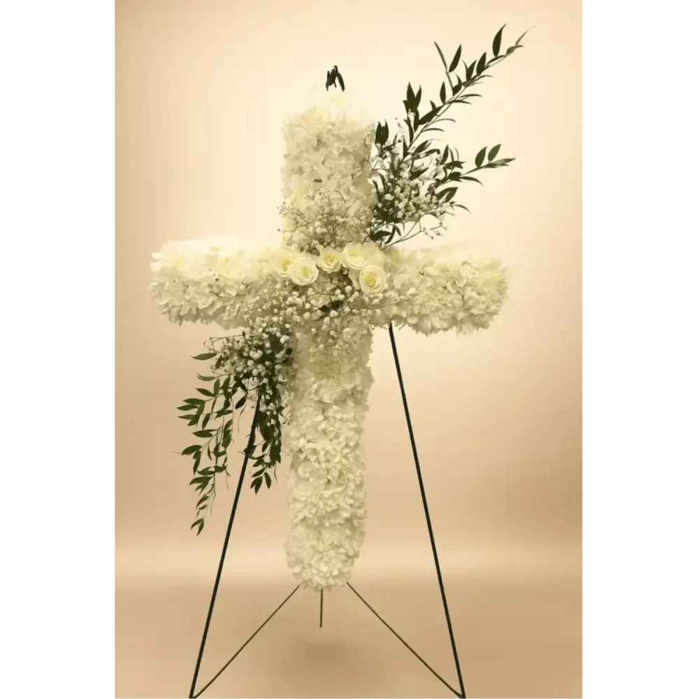 White Sympathy Cross #10