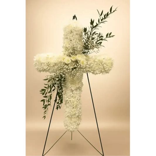 White Sympathy Cross #10